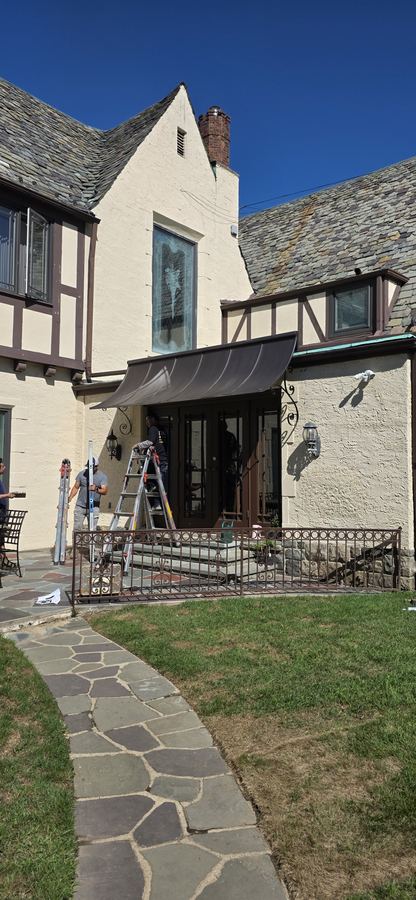 Radnor Residence Residential Metal Awning, Long Island
